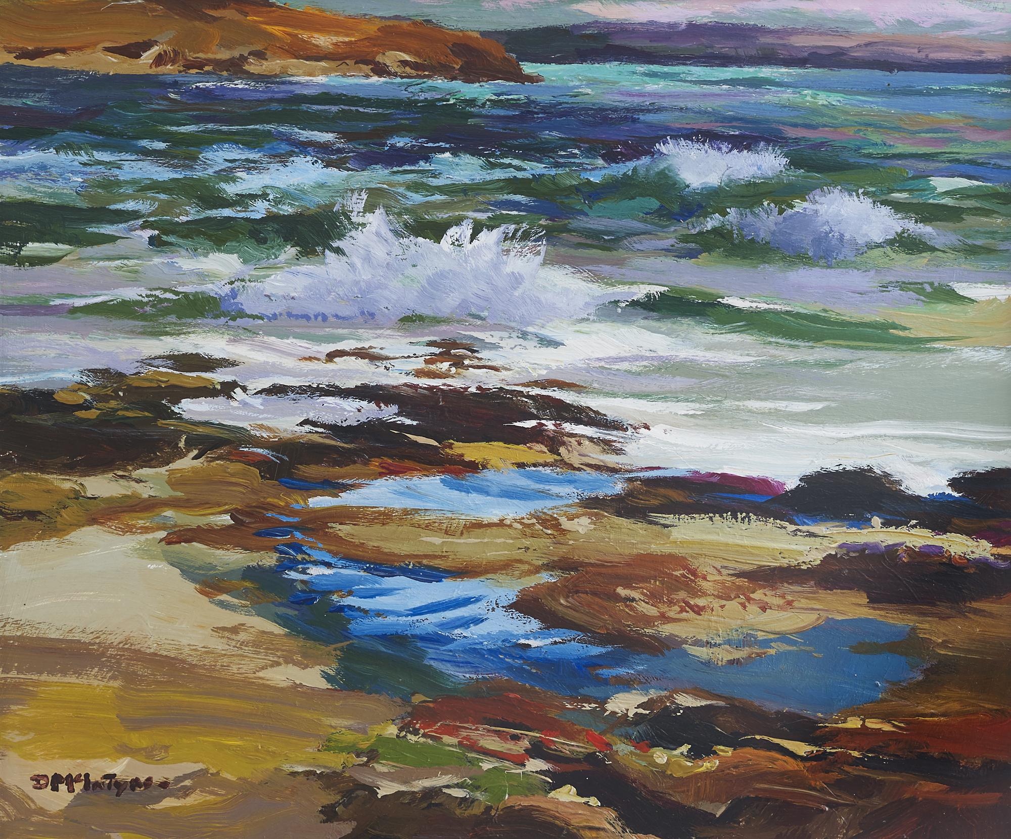 View Donald McIntyre | Evening Sea at Rowles Fine Art